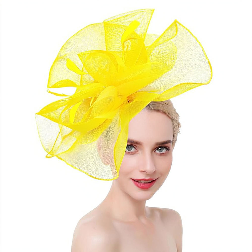 Women'S Fashion Kentucky Derby - Cappello Fascinator Retrò in Rete con