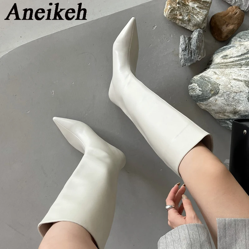 Women'S Fashion Knee High Boots - Aneikeh 2027 Stivali al ginocchio da