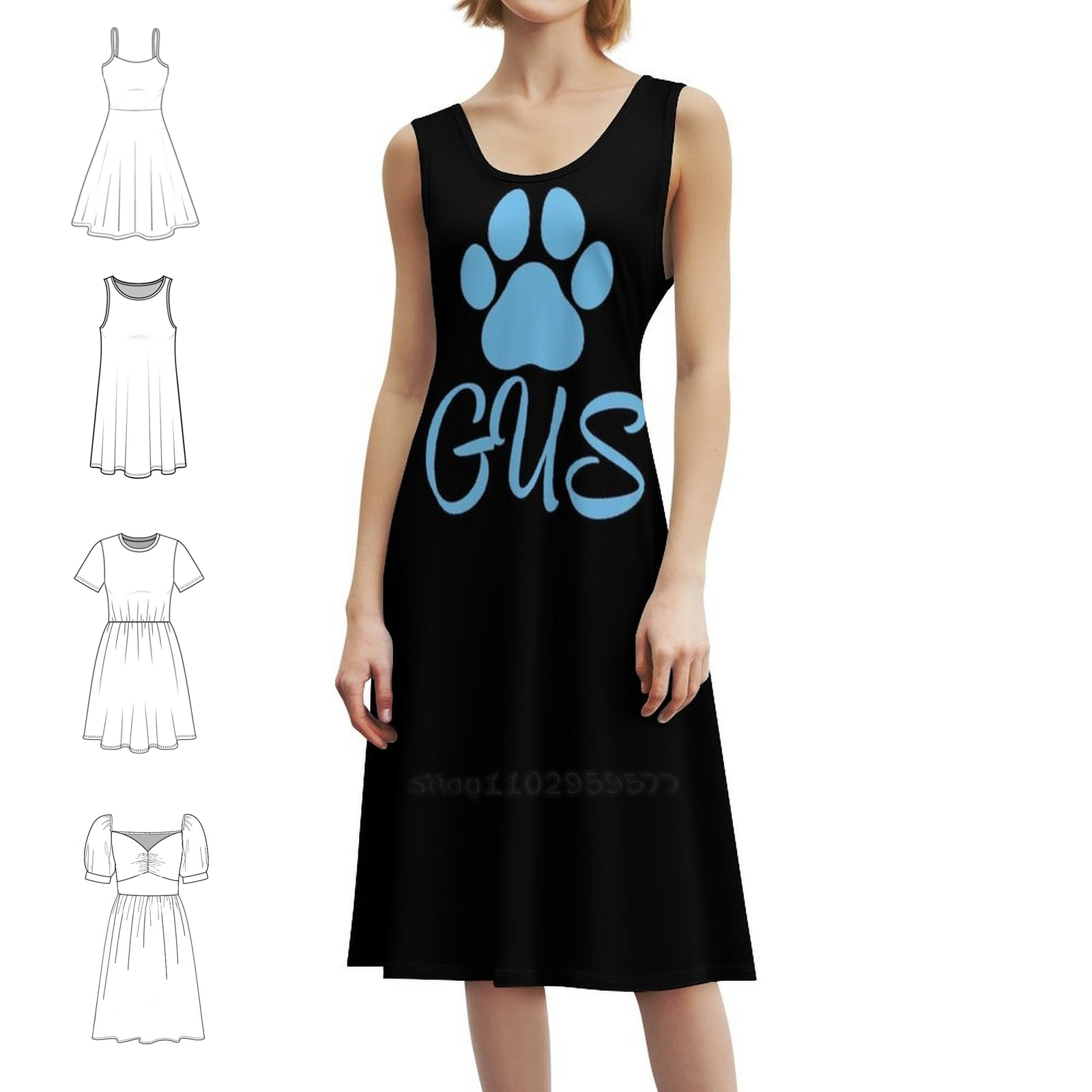 Nome del cane blu Gus Boho Chi - Women Fashion Dress Names recensione e prezzo