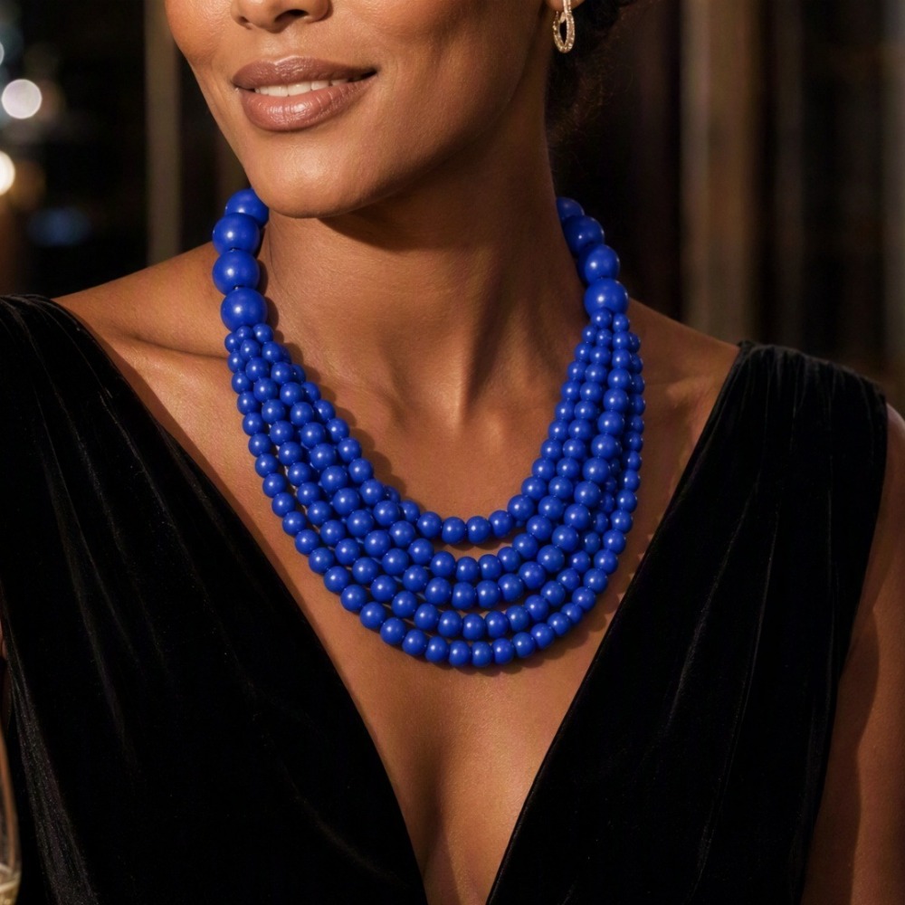 Collana di Perle Colorate Mult - Women Fashion Photoshoot recensione e prezzo